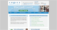 Desktop Screenshot of choicemerchantfunding.com